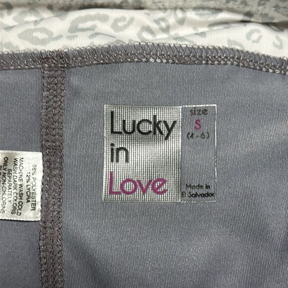 Lucky In Love 14” High‎ Rise Pleated Animal Print Tennis Skirt Skort Size Small - Picture 9 of 10